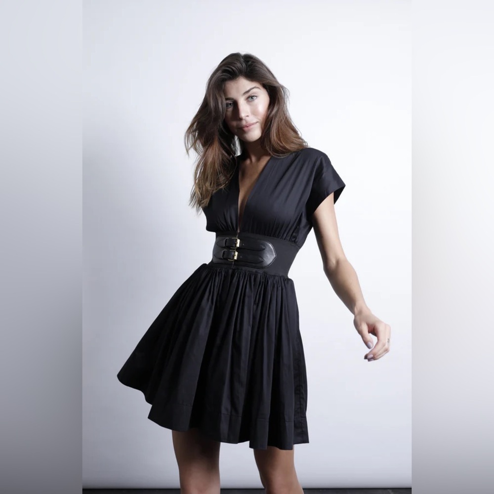 Karina Grimaldi Briar Mini dress with belt
